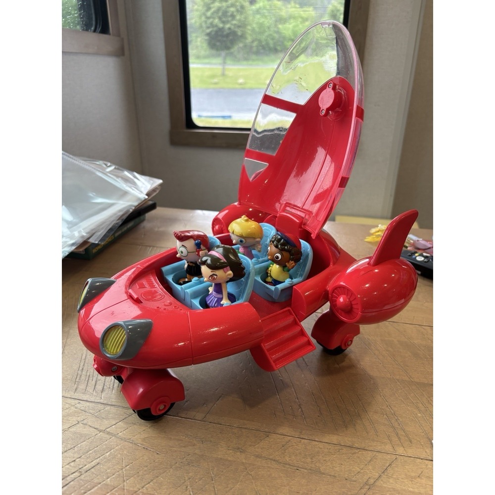 Disney Little Einsteins Pat Pat Rocket Ship Complete Figures Vintage Toy
